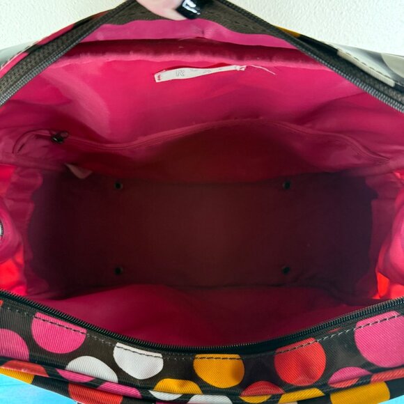 Roxy Carry On Weekend Overnight Bag Vintage Y2k Coated Vinyl - Picture 7 of 11